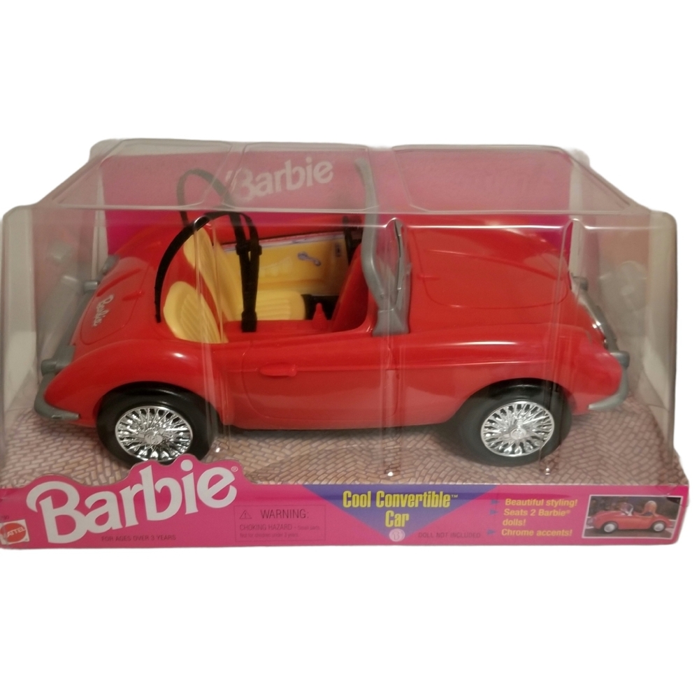 Barbie Cool Convertible Car Red Roadster 1998 NIB